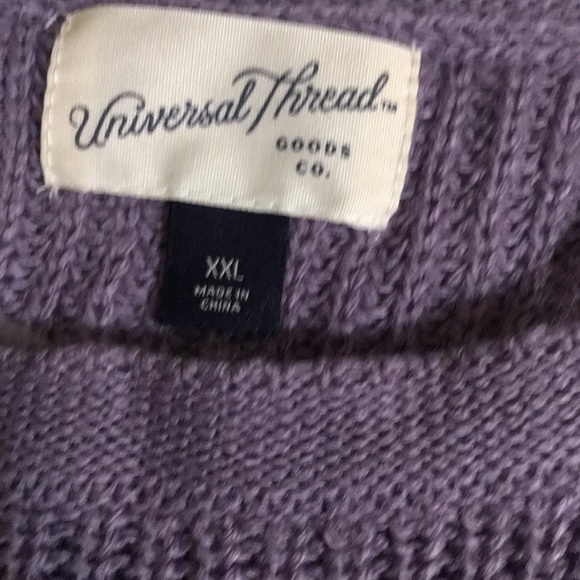 Size XXL  Lavender soft knit sweater - Picture 5 of 8